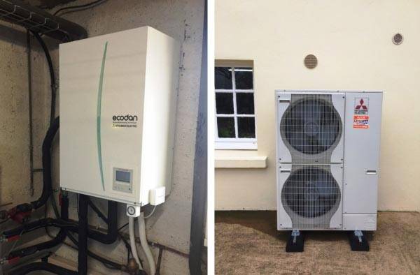 Installation pompe à chaleur air eau Zubadan dans un logement à Sélestat 