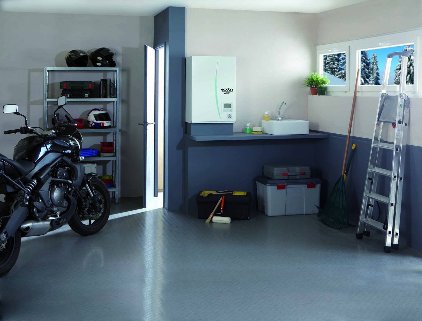 Installer une pompe à chaleur Air Eau Mitsubishi Electric dans une maison à Strasbourg