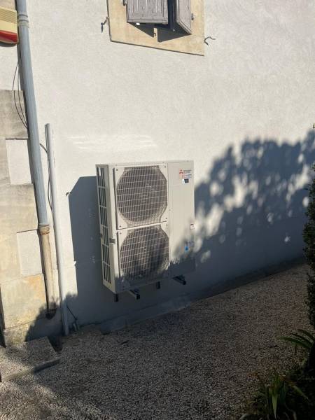 Installation pompe à chaleur air eau avec production eau chaude sanitaire à Strasbourg